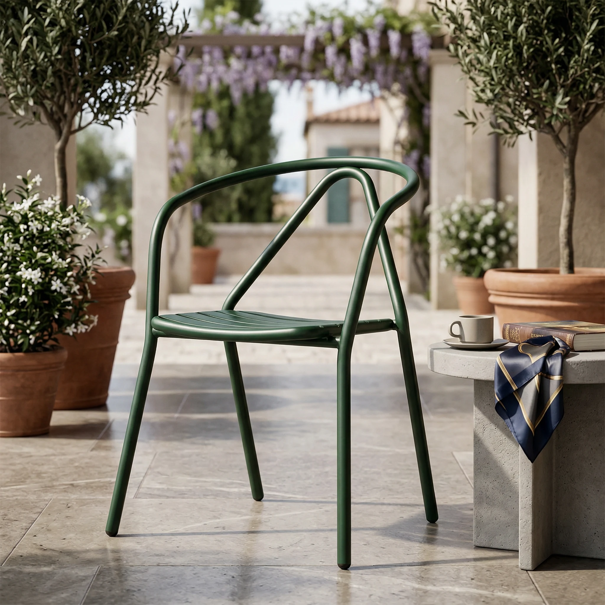 Sessel aus Aluminium Trimar